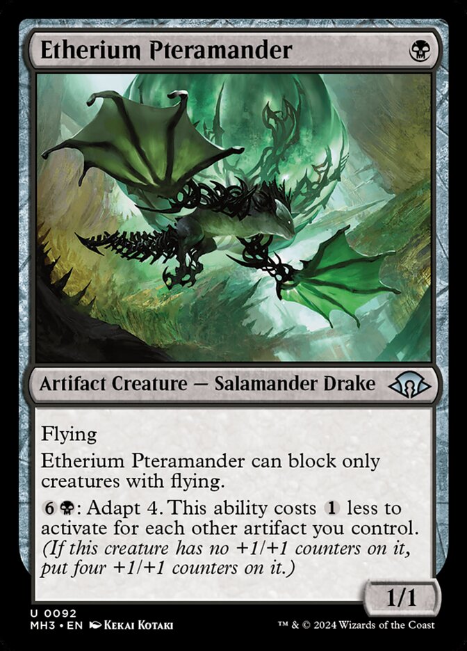 Pteramandra de eterium | Etherium Pteramander — Modern Horizons 3 #92