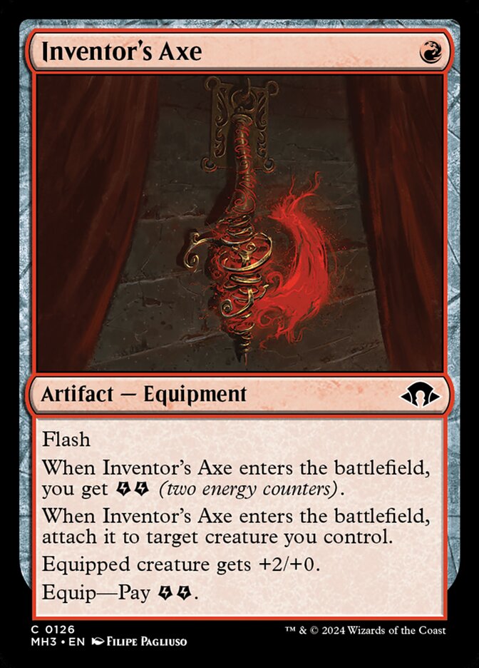 Hacha del inventor | Inventor's Axe — Modern Horizons 3 #126