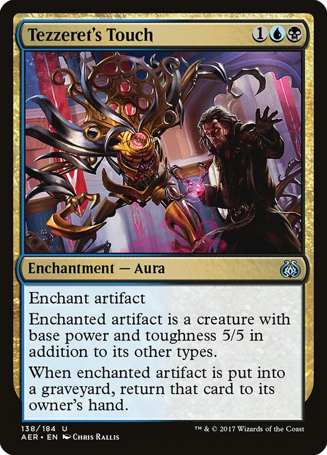 Bendición de Tezzeret | Tezzeret's Touch - Aether Revolt #138