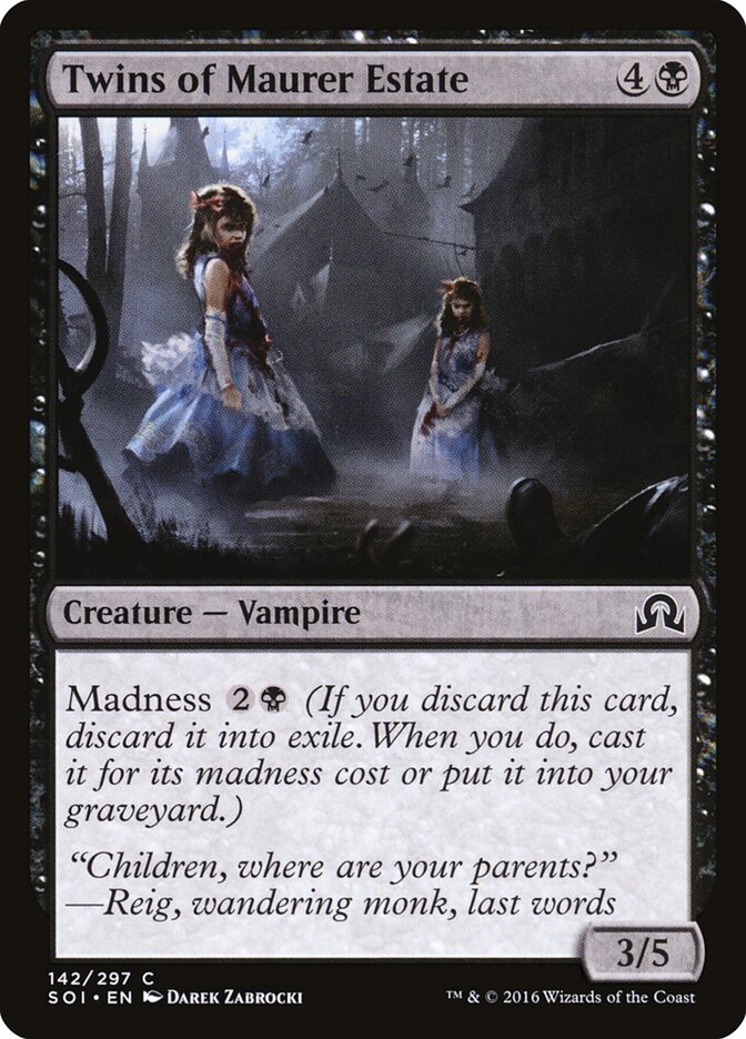 Twins of Maurer Estate — Shadows over Innistrad #142