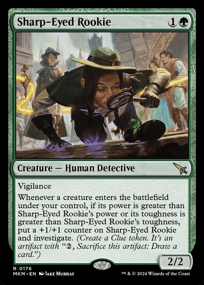 Sharp-Eyed Rookie - Murders at Karlov Manor #176