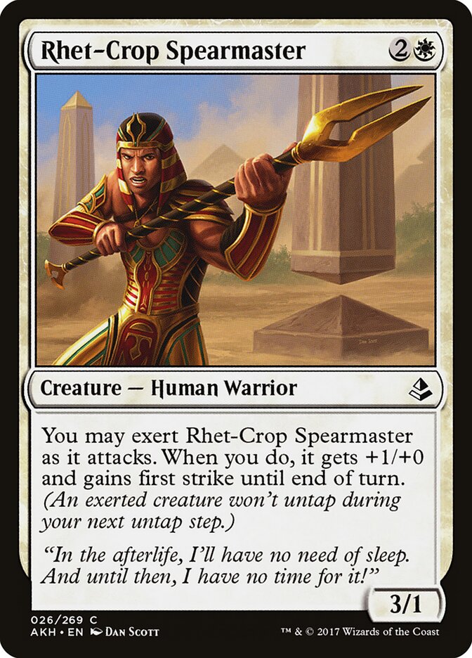 Rhet-Crop Spearmaster — Amonkhet #26