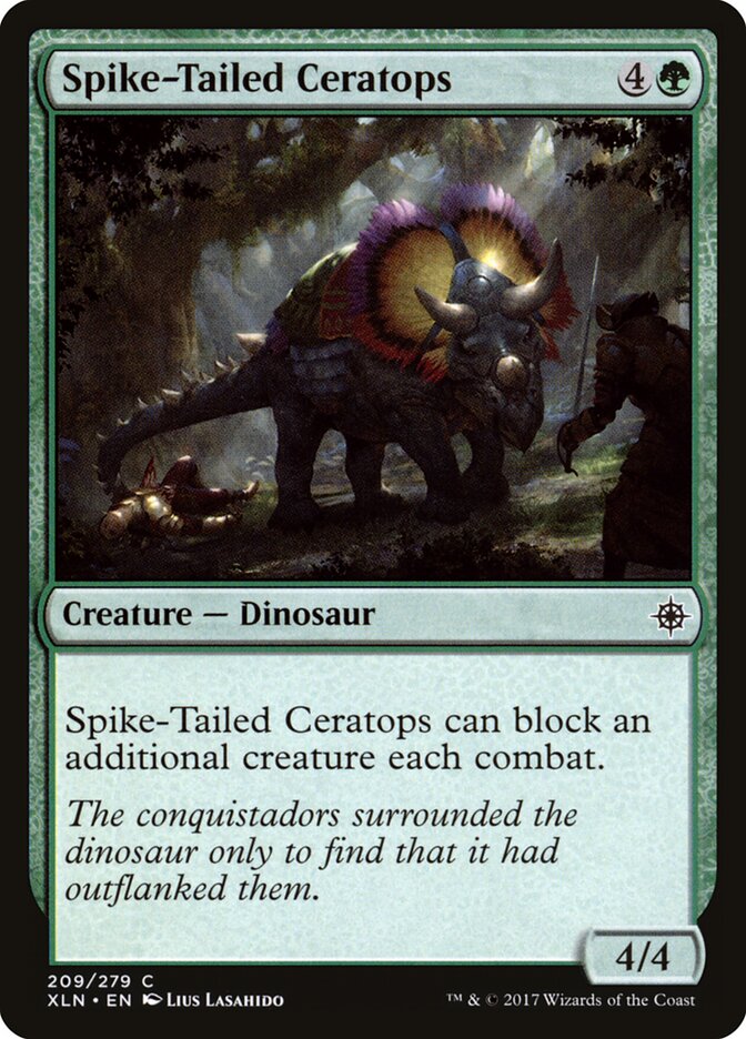 Spike-Tailed Ceratops — Ixalan #209