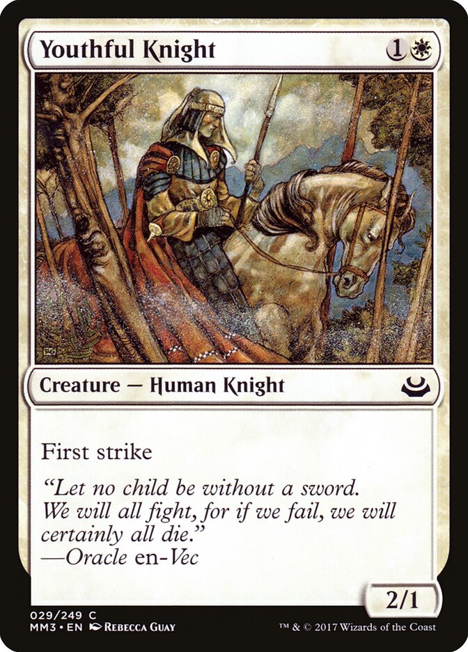 Youthful Knight — Modern Masters 2017 #29