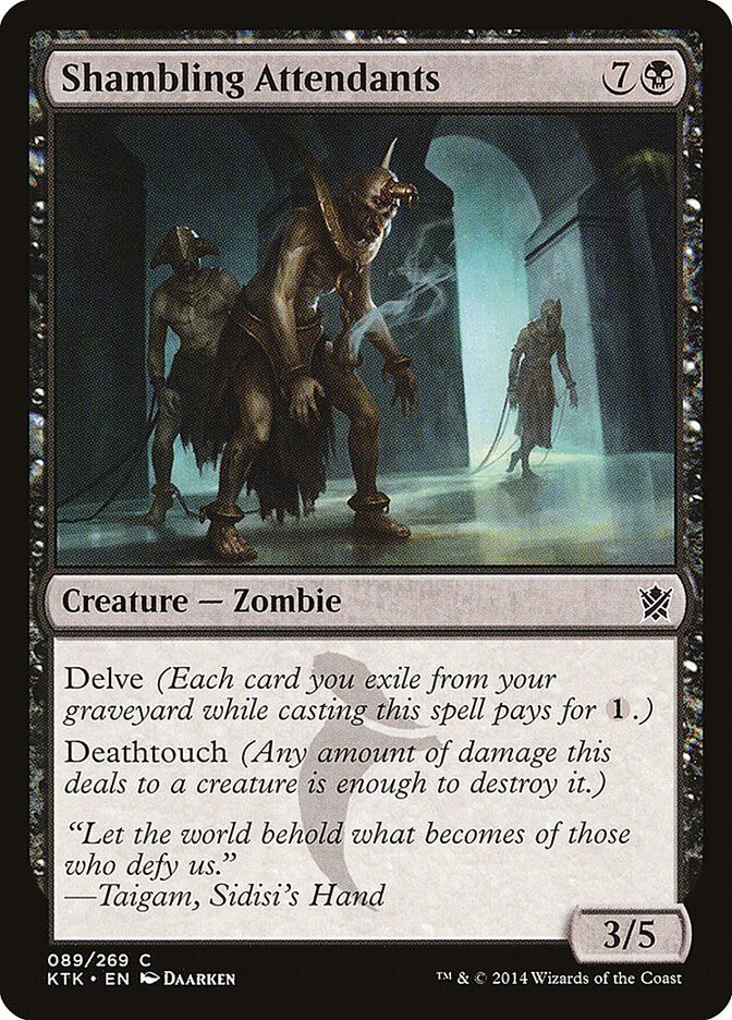 Asistentes tambaleantes | Shambling Attendants — Khans of Tarkir #89