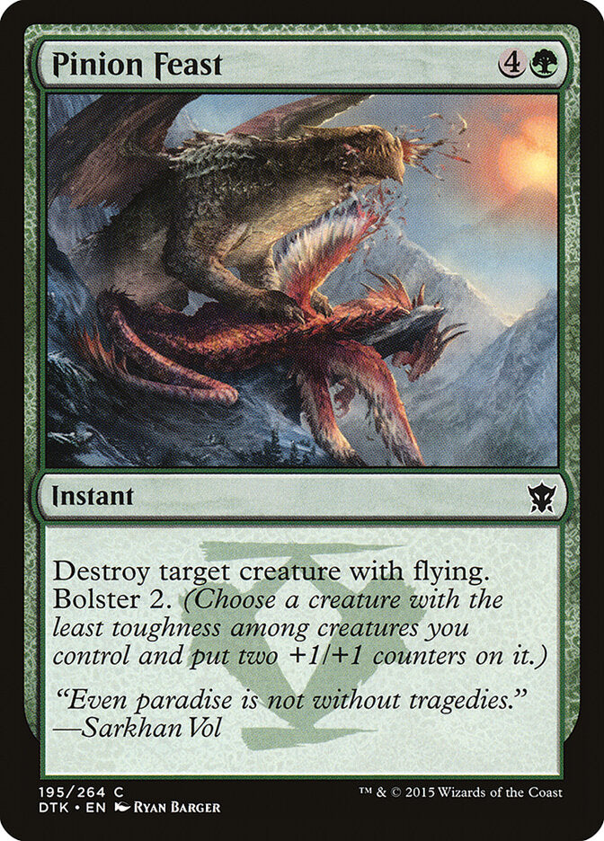 Festín inmovilizado | Pinion Feast — Dragons of Tarkir #195