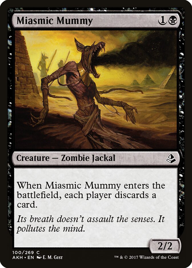 Miasmic Mummy — Amonkhet #100