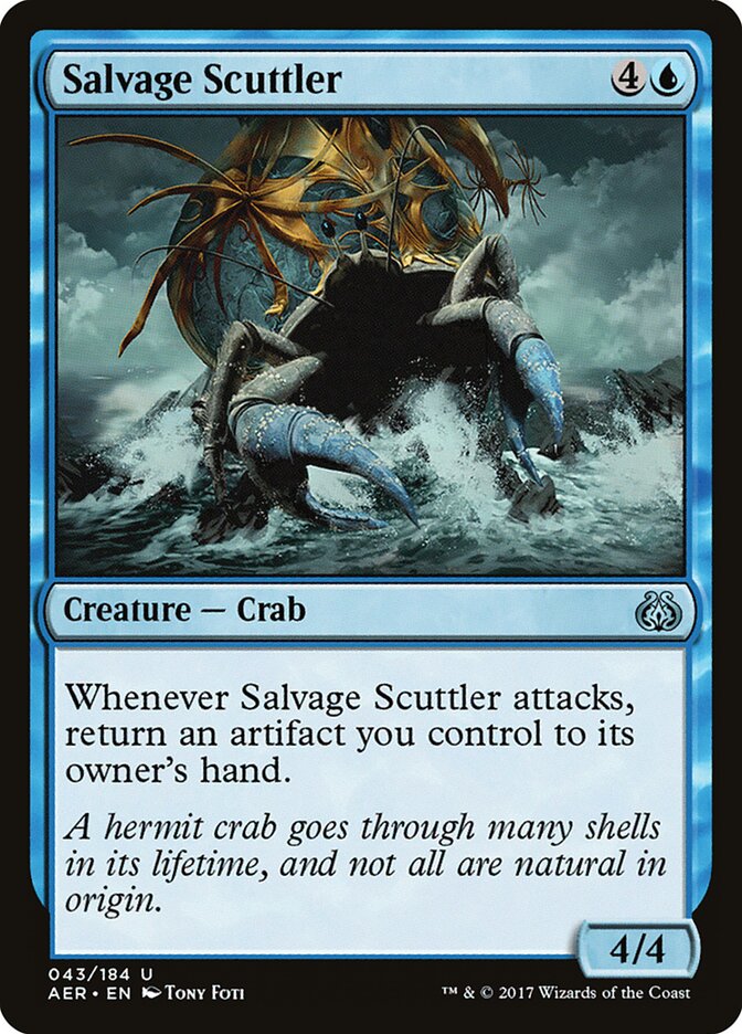 Crustáceo reciclador | Salvage Scuttler - Aether Revolt #43