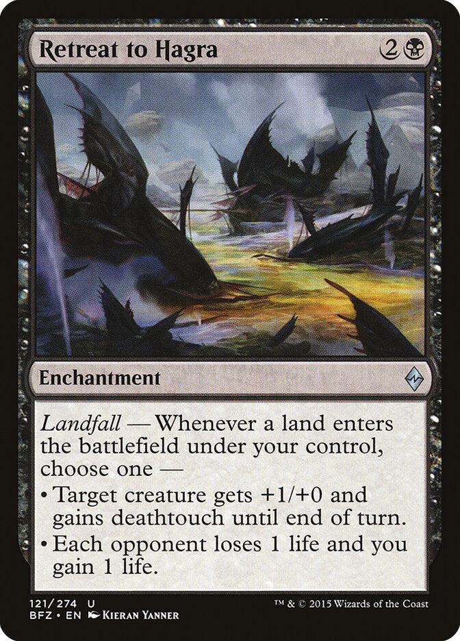 Retirada a Hagra | Retreat to Hagra - Battle for Zendikar #121