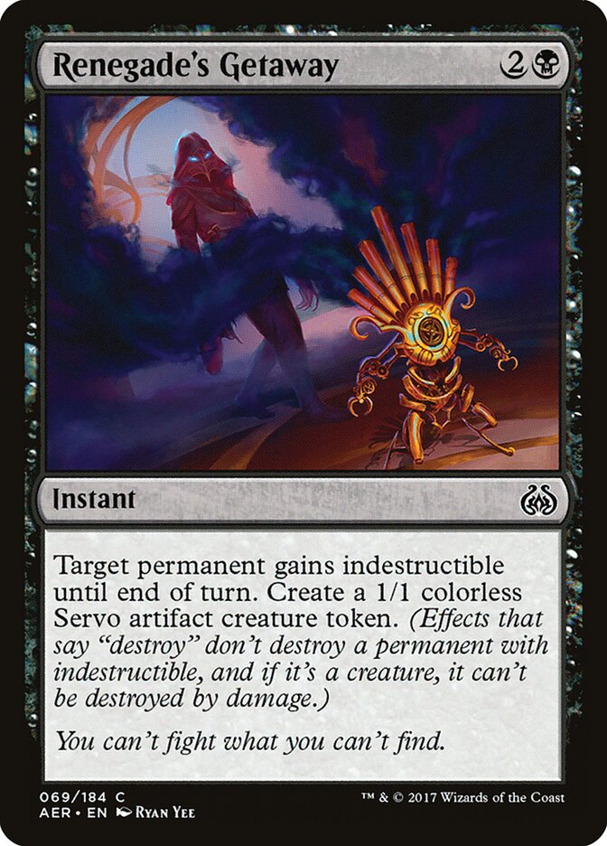 Huida del renegado | Renegade's Getaway - Aether Revolt #69