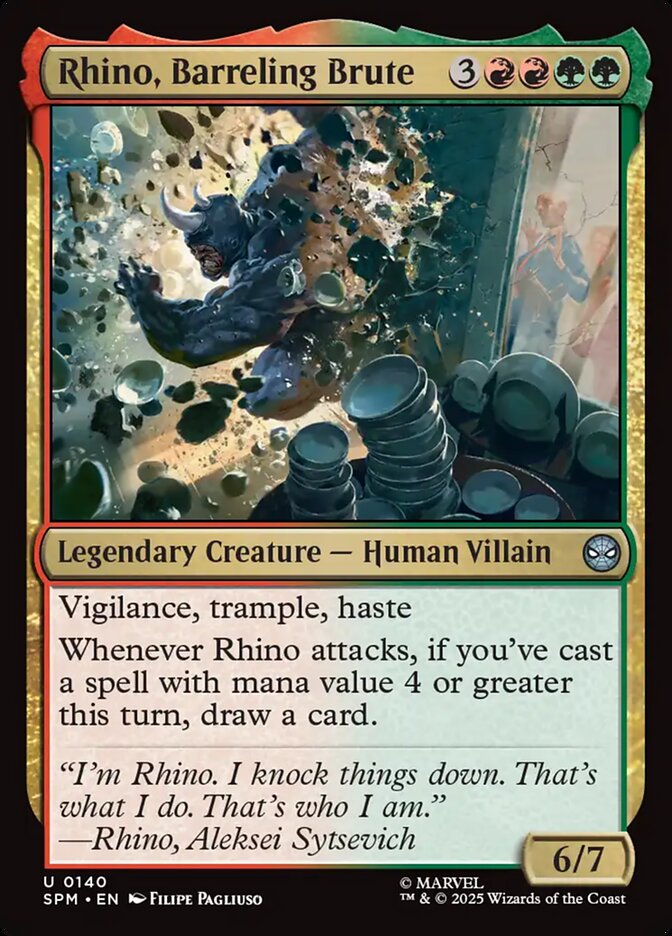 Rino, bruto veloz | Rhino, Barreling Brute — Marvel's Spider-Man #140