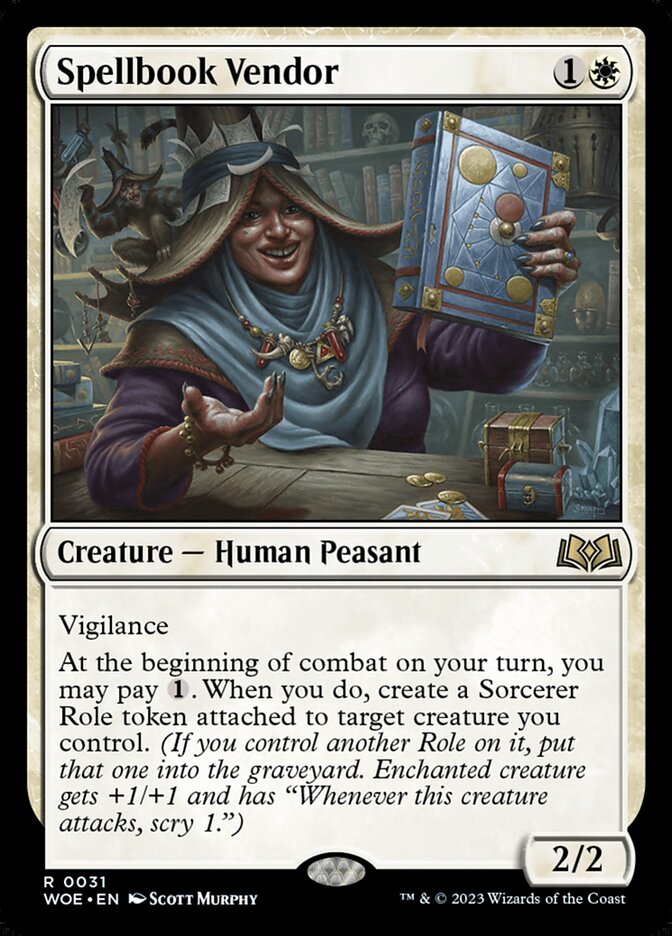 Vendedora de libros de hechizos | Spellbook Vendor - Wilds of Eldraine #31