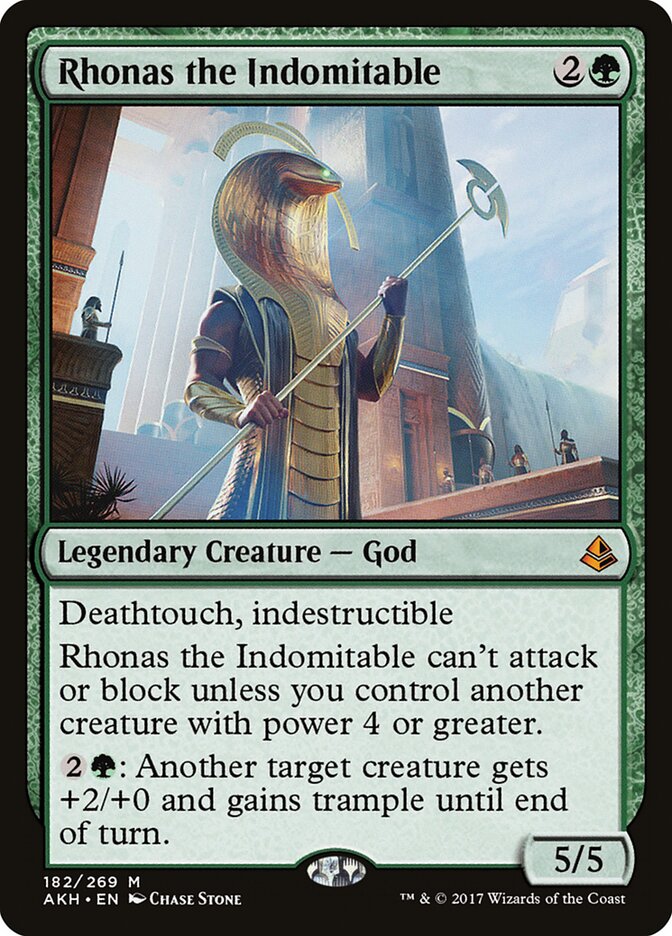 Rhonas, el Indómito | Rhonas the Indomitable - Amonkhet #182