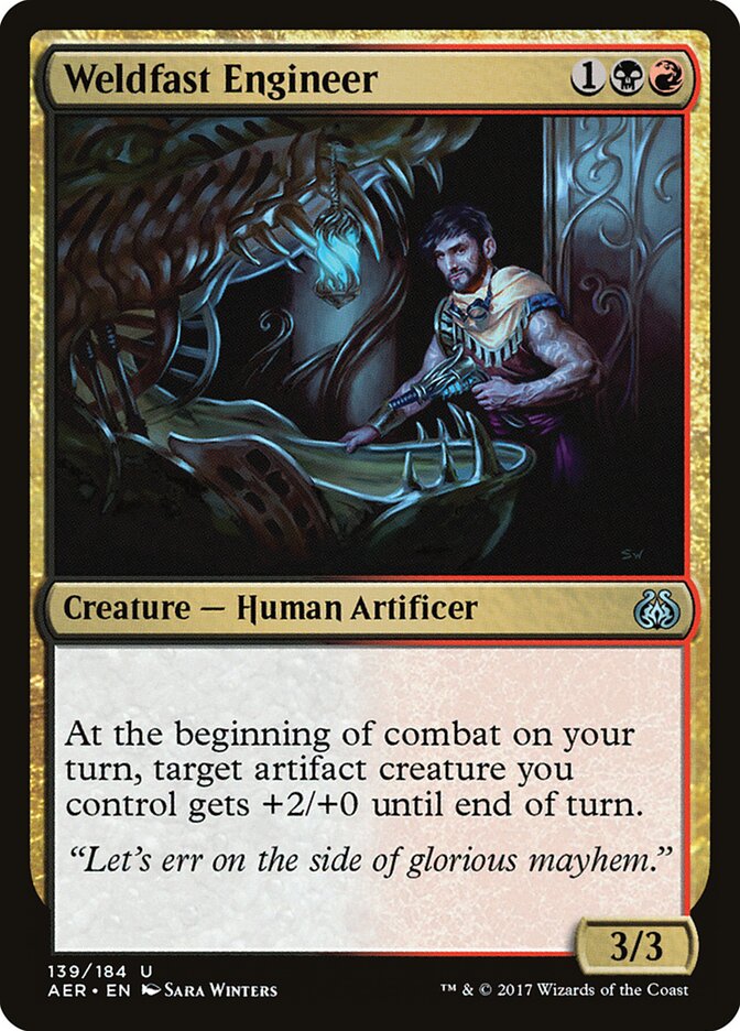 Ingeniero de Sueldafirme | Weldfast Engineer - Aether Revolt #139