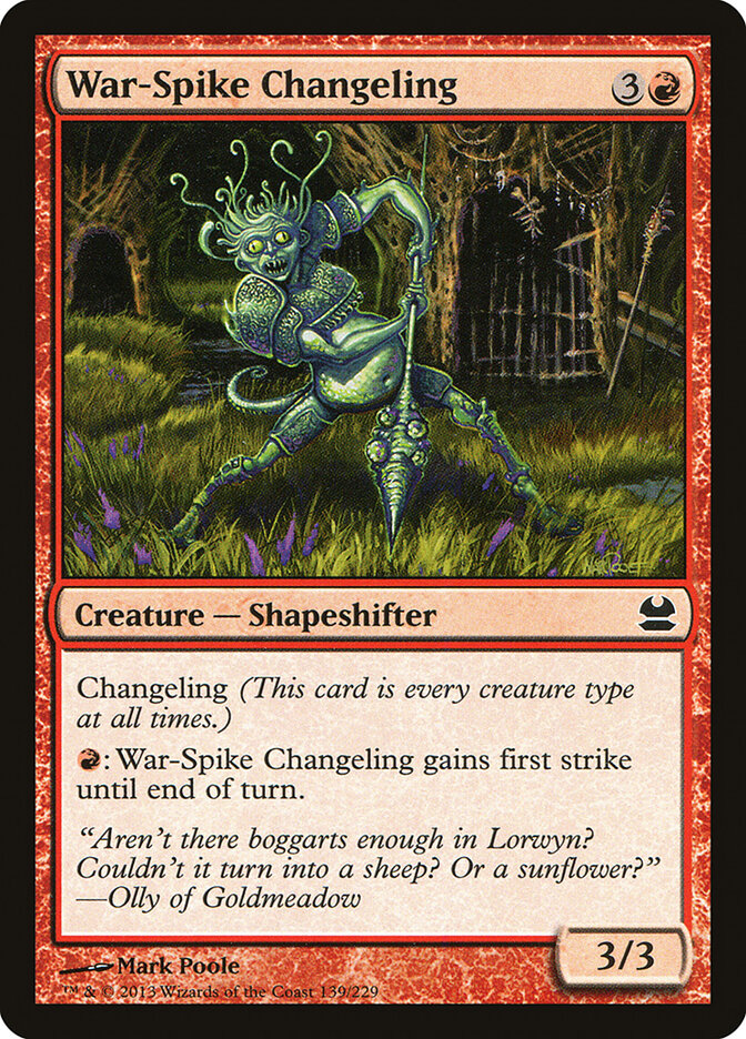 War-Spike Changeling - Modern Masters #139