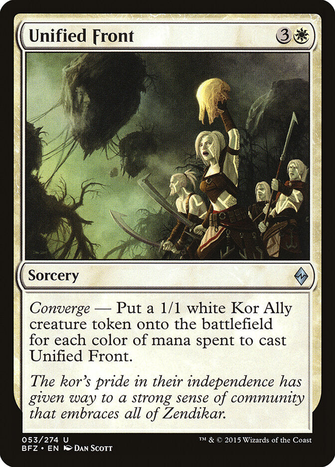 Frente unificado | Unified Front - Battle for Zendikar #53