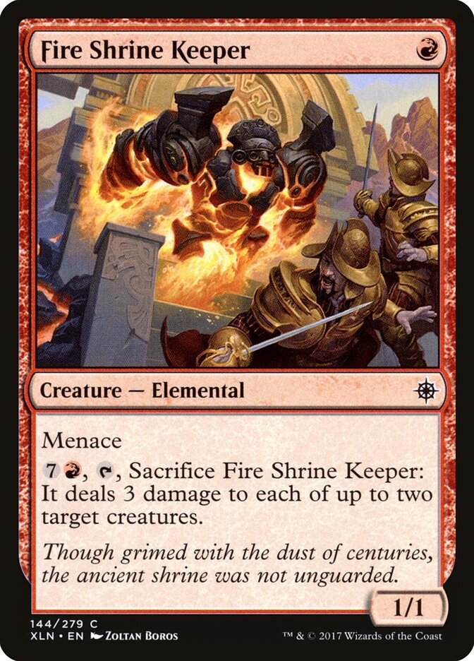 Fire Shrine Keeper — Ixalan #144