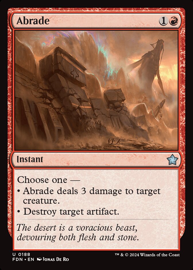 Erosionar | Abrade - Foundations #188