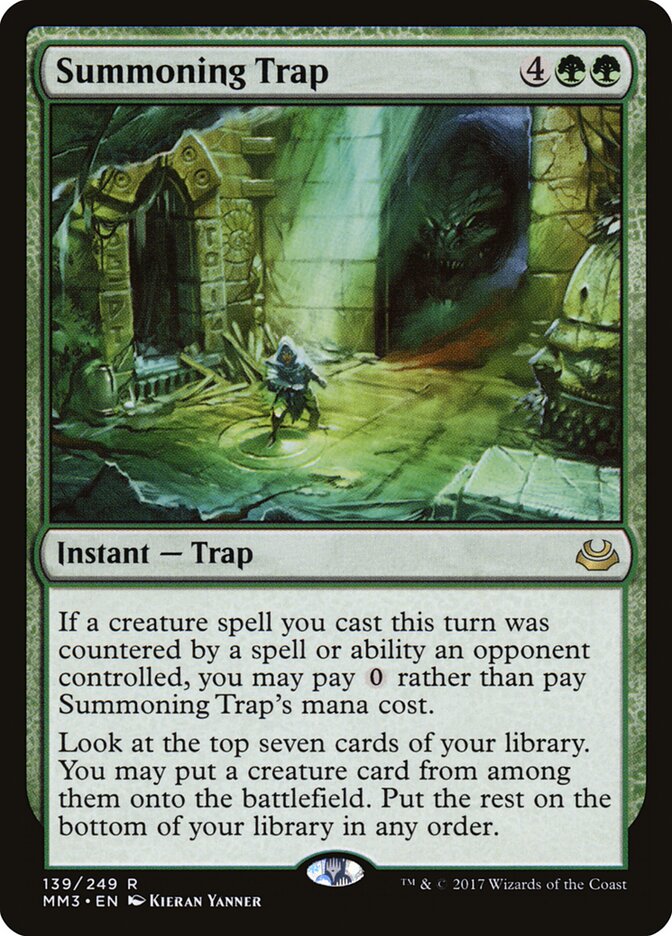 Summoning Trap - Modern Masters 2017 #139