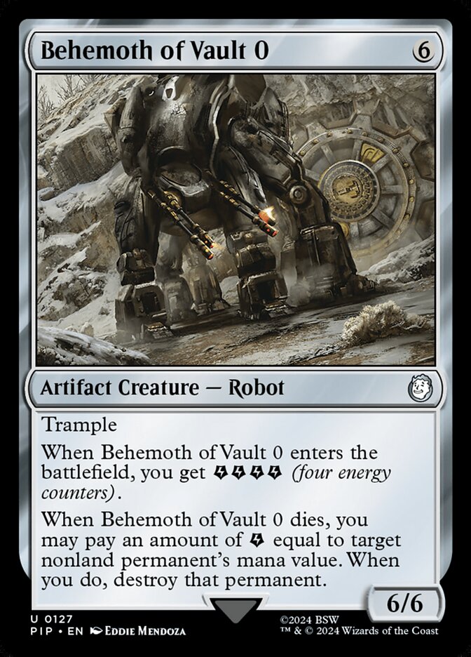 Behemoth del Refugio 0 | Behemoth of Vault 0 — Fallout #127