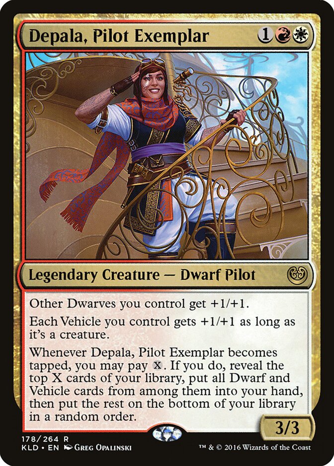 Depala, piloto ejemplar | Depala, Pilot Exemplar - Kaladesh #178