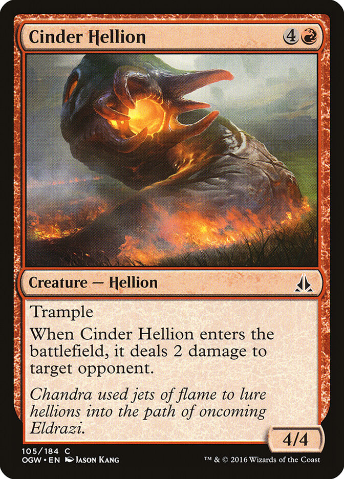 Infernal de ceniza | Cinder Hellion - Oath of the Gatewatch #105