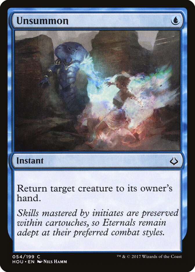 Anular invocación | Unsummon — Hour of Devastation #54