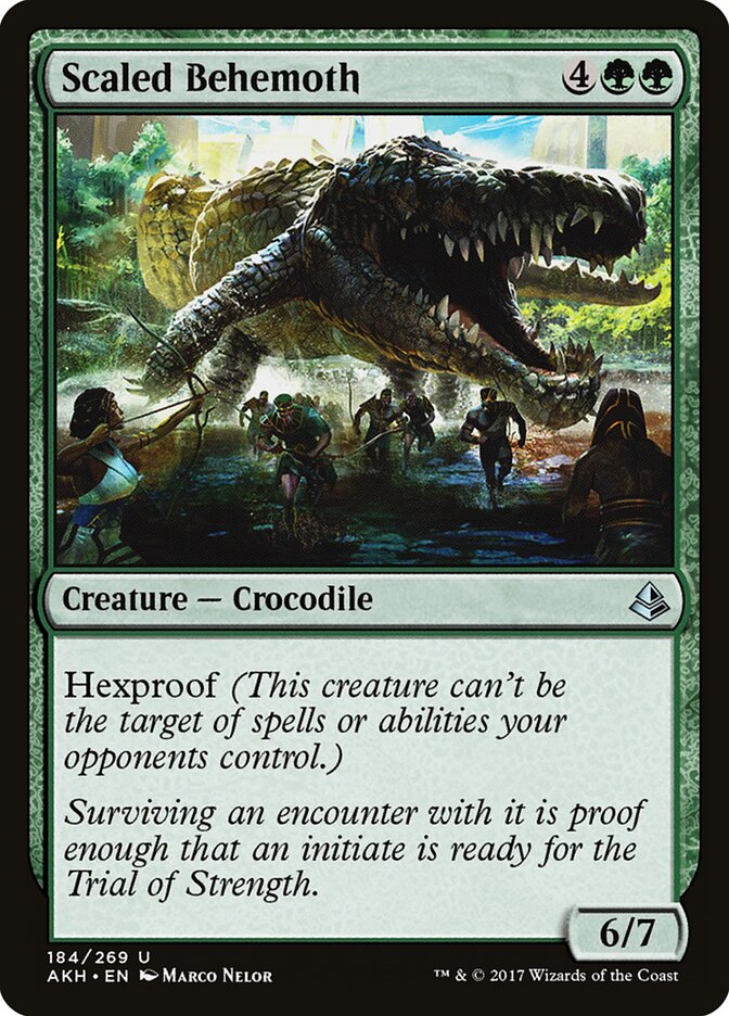 Scaled Behemoth — Amonkhet #184