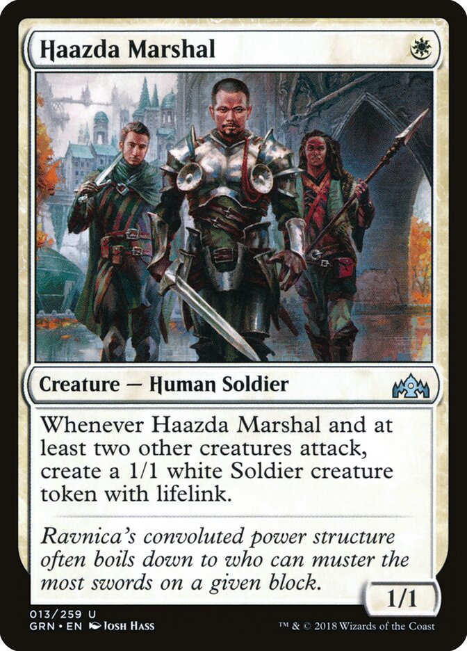 Mariscal haazda | Haazda Marshal — Guilds of Ravnica #13