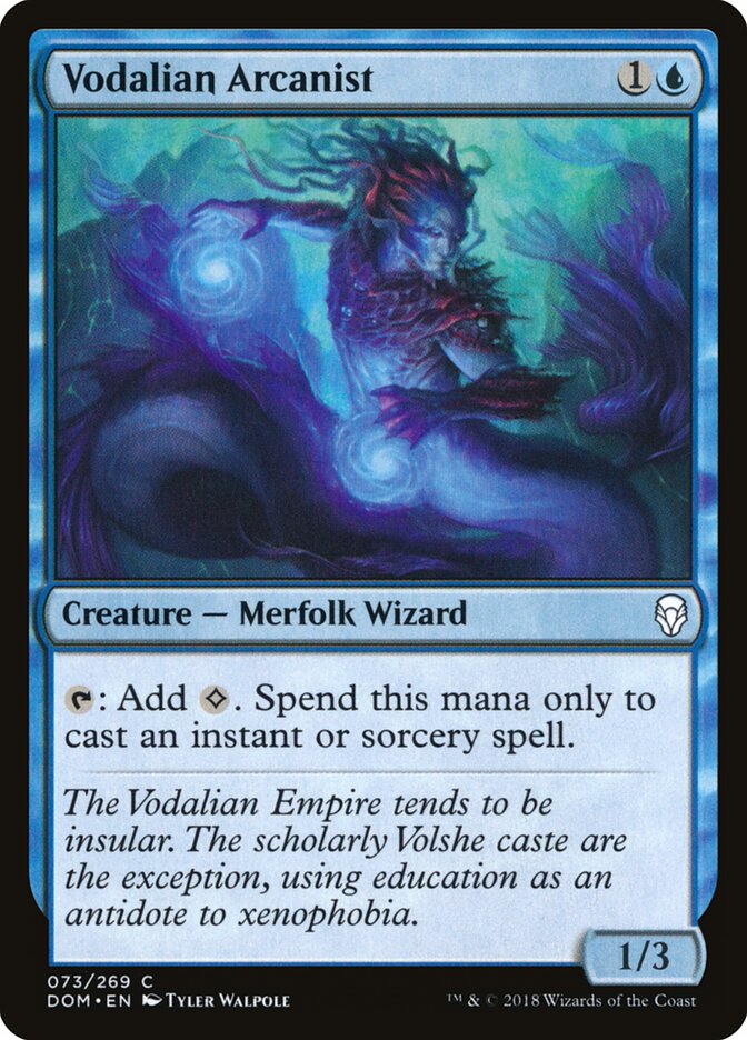 Arcanista vodaliano — Dominaria #73