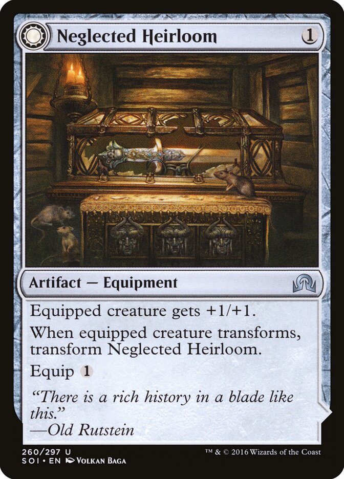 Neglected Heirloom // Ashmouth Blade — Shadows over Innistrad #260
