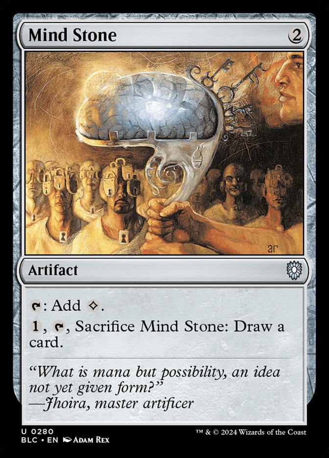 Piedra mental | Mind Stone - Bloomburrow Commander #280