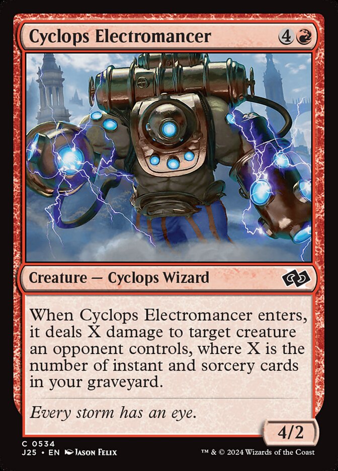 Electromante cíclope | Cyclops Electromancer - Foundations Jumpstart #534
