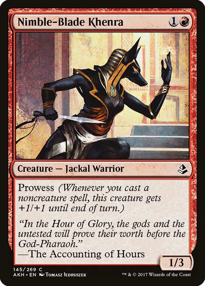 Nimble-Blade Khenra — Amonkhet #145