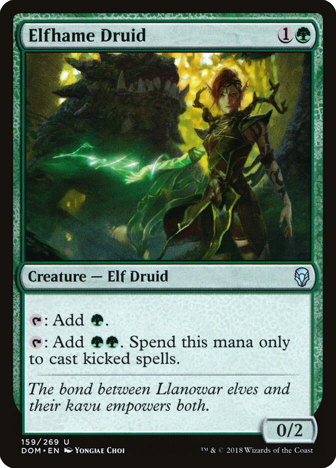Druida del elfhogar — Dominaria #159