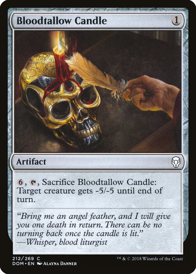 Vela de sebo sangriento — Dominaria #212
