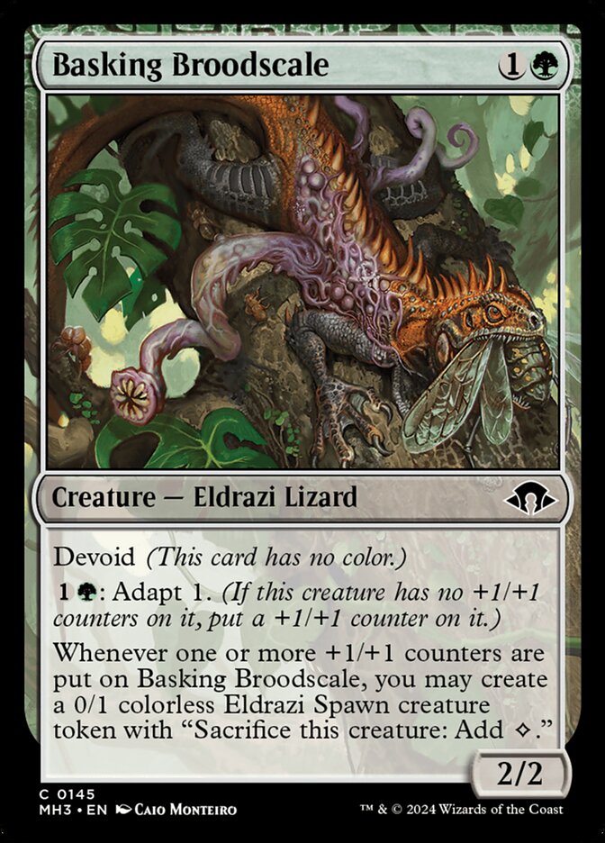 Escamoso asoleándose | Basking Broodscale — Modern Horizons 3 #145