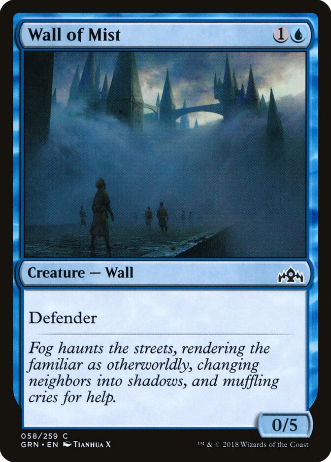 Muro de niebla | Wall of Mist — Guilds of Ravnica #58
