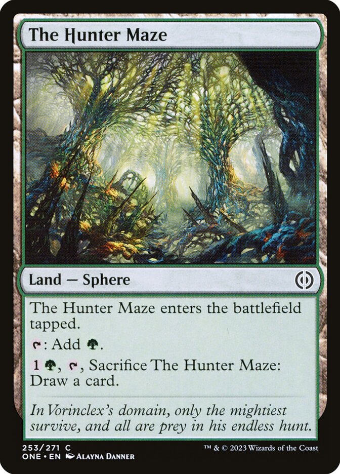 El Laberinto de los Cazadores | The Hunter Maze — Phyrexia: All Will Be One #253