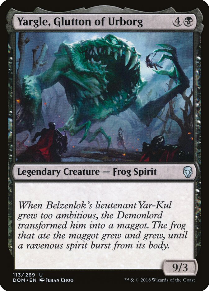 Yargle, insaciable de Urborg — Dominaria #113