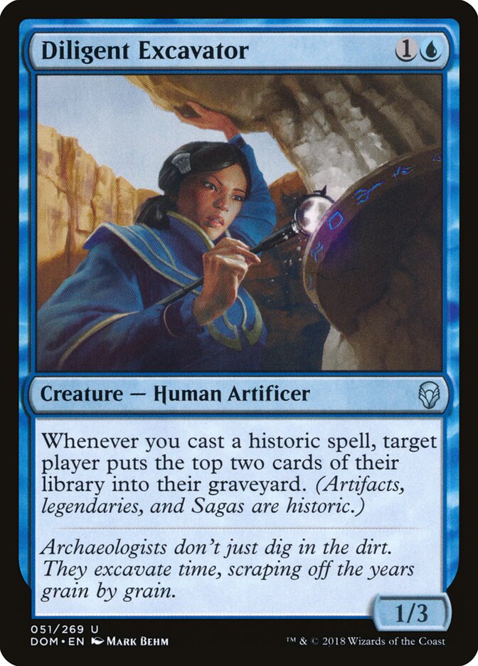 Excavadora diligente — Dominaria #51