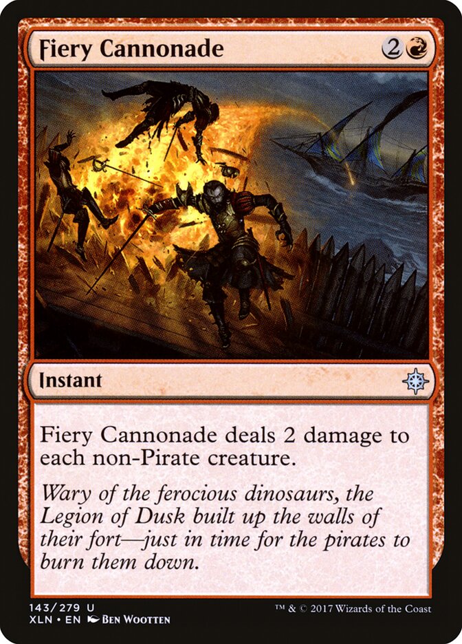 Fiery Cannonade — Ixalan #143
