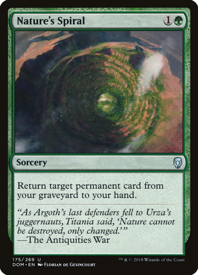 Espiral de la naturaleza — Dominaria #175