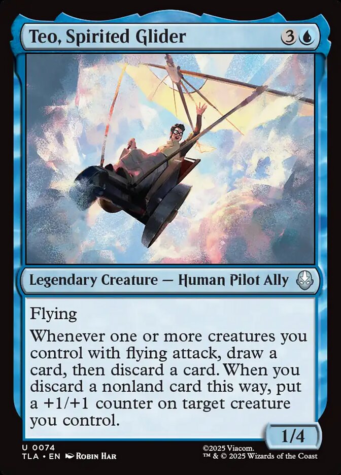 Teo, planeador animado | Teo, Spirited Glider — Avatar: The Last Airbender #74