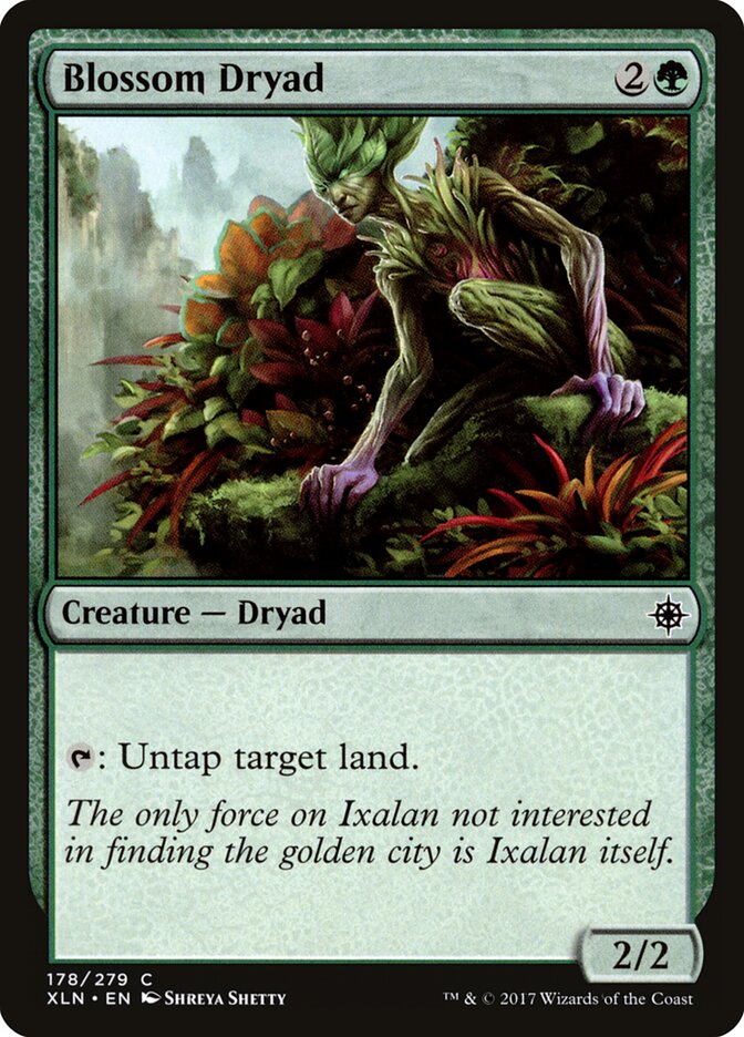 Blossom Dryad — Ixalan #178