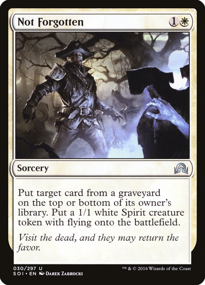 Not Forgotten — Shadows over Innistrad #30