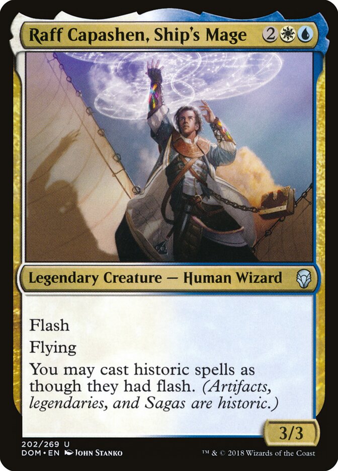 Raff Capashen, mago del barco — Dominaria #202