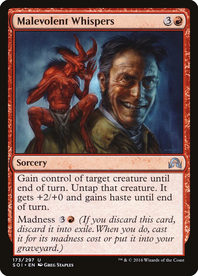 Malevolent Whispers — Shadows over Innistrad #173