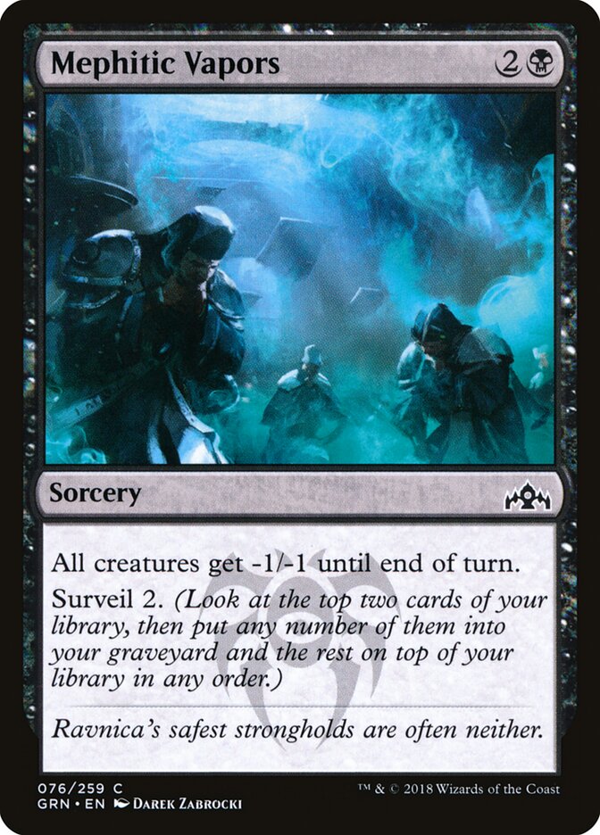 Vapores mefíticos | Mephitic Vapors — Guilds of Ravnica #76