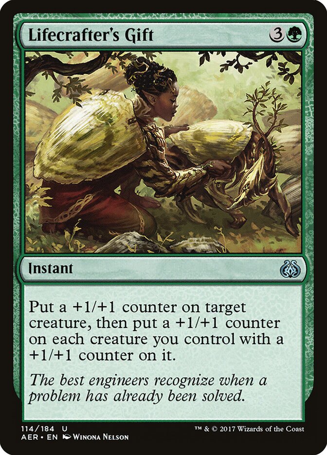 Don de la fraguavidas | Lifecrafter's Gift - Aether Revolt #114